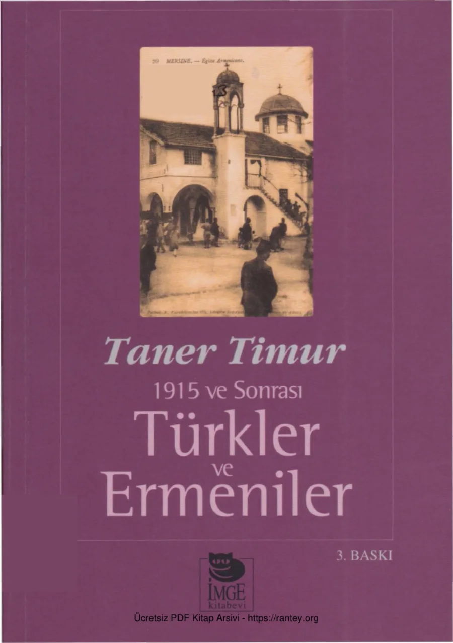 Türkler ve Ermeniler 1915 ve Sonrası kapak görseli