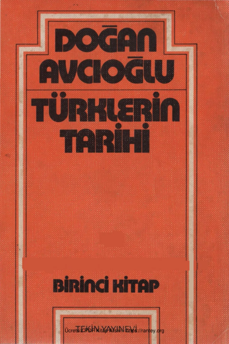Türklerin Tarihi Cilt 1 kapak görseli