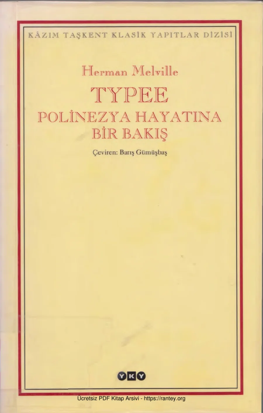 Typee Polinezya Hayatına Bir Bakış kapak görseli