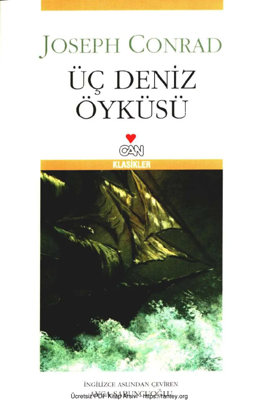Üç Deniz Öyküsü kapak görseli