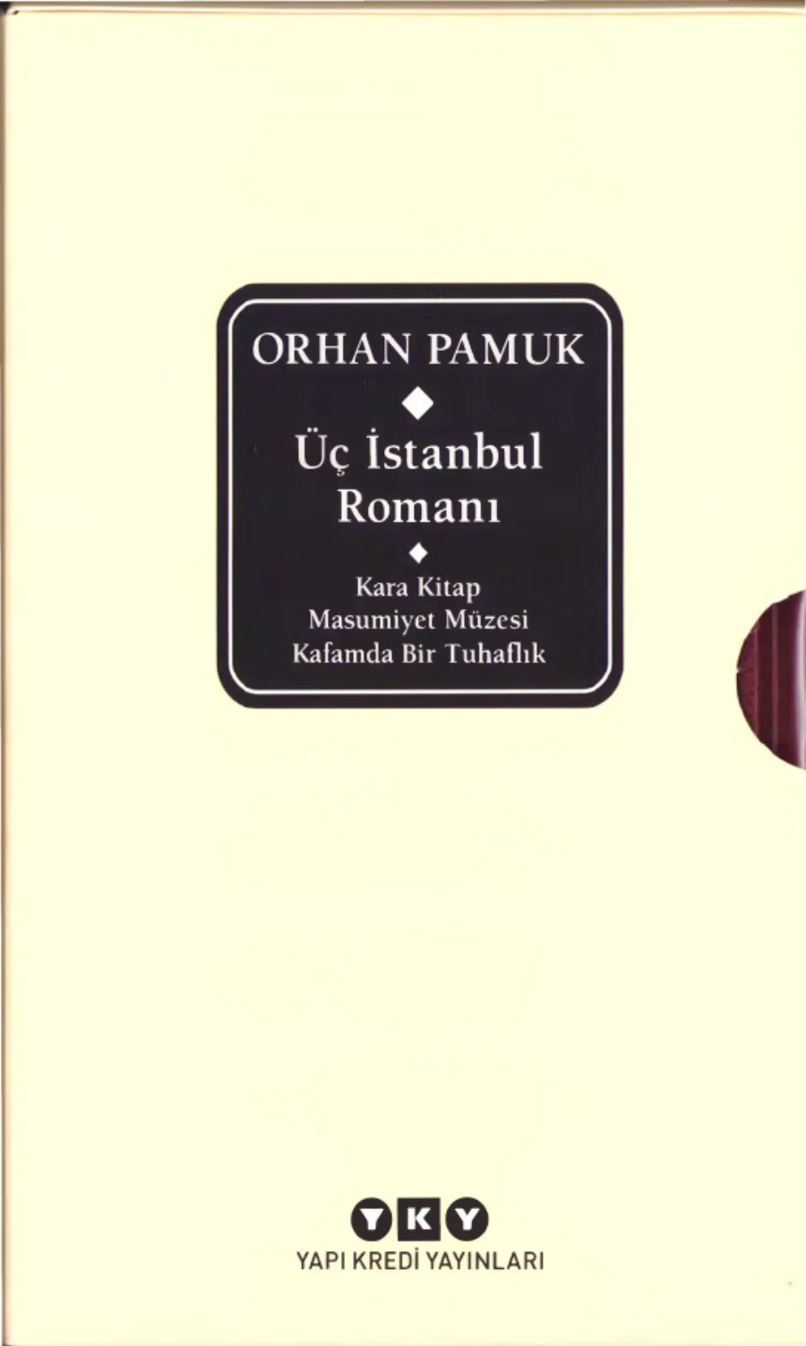 Üç İstanbul Romanı kapak görseli
