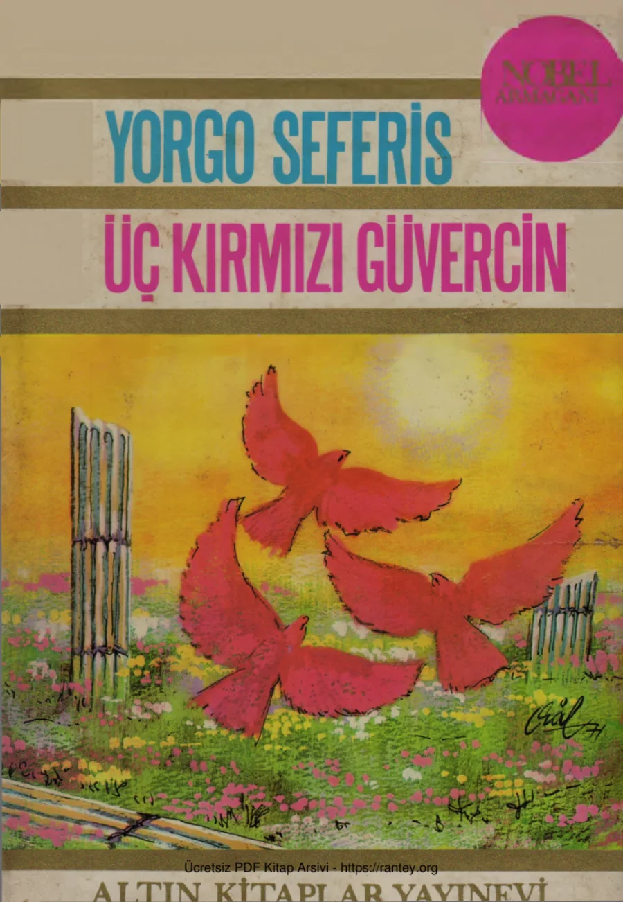 Üç Kırmızı Güvercin Altın Kitaplar Yayınevi kapak görseli