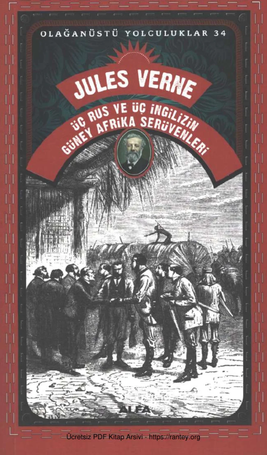 Üç Rus ve Üç İngilizin Güney Afrika Serüvenleri kapak görseli