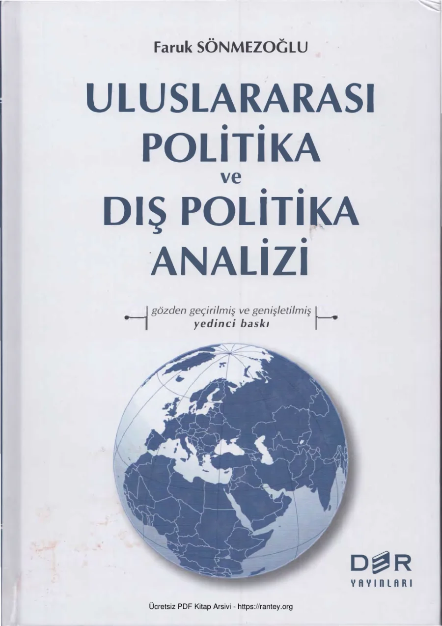 Uluslararası Politika ve Dış Politika Analizi Der Yayınları kapak görseli