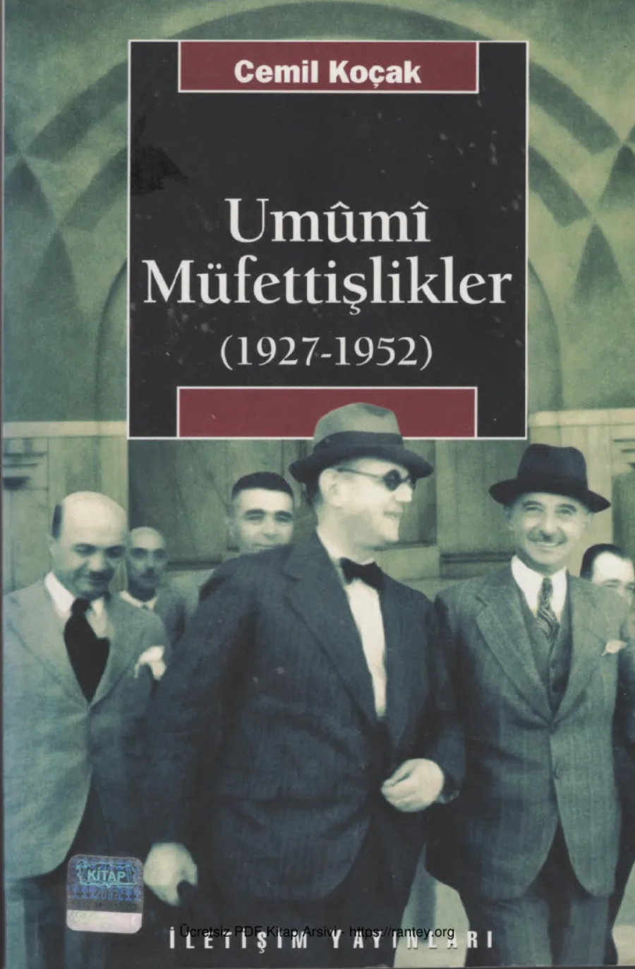 Umm Müfettişlikler 1927 1952 kapak görseli