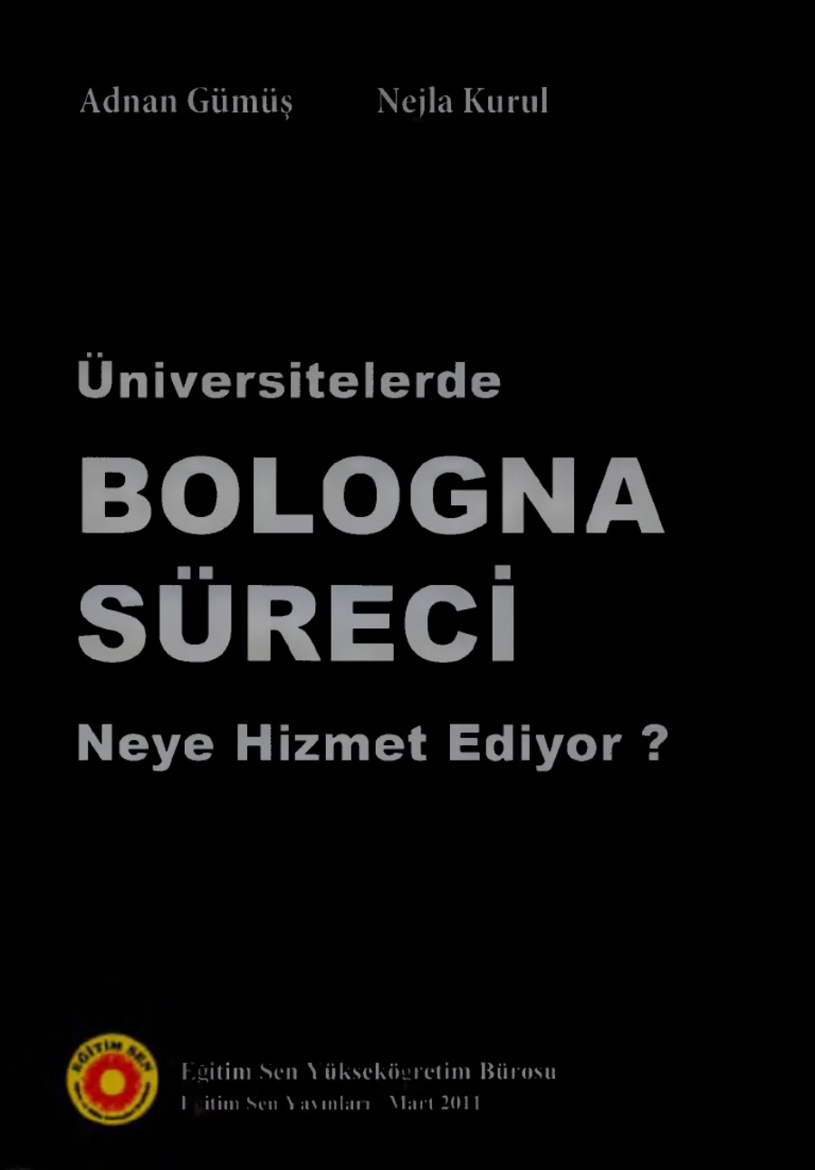 Üniversitelerde Bologna Süreci Neye Hizmet Ediyor kapak görseli