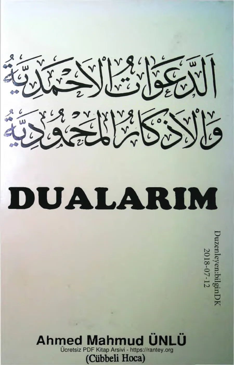 Unlu Dualarim kapak görseli