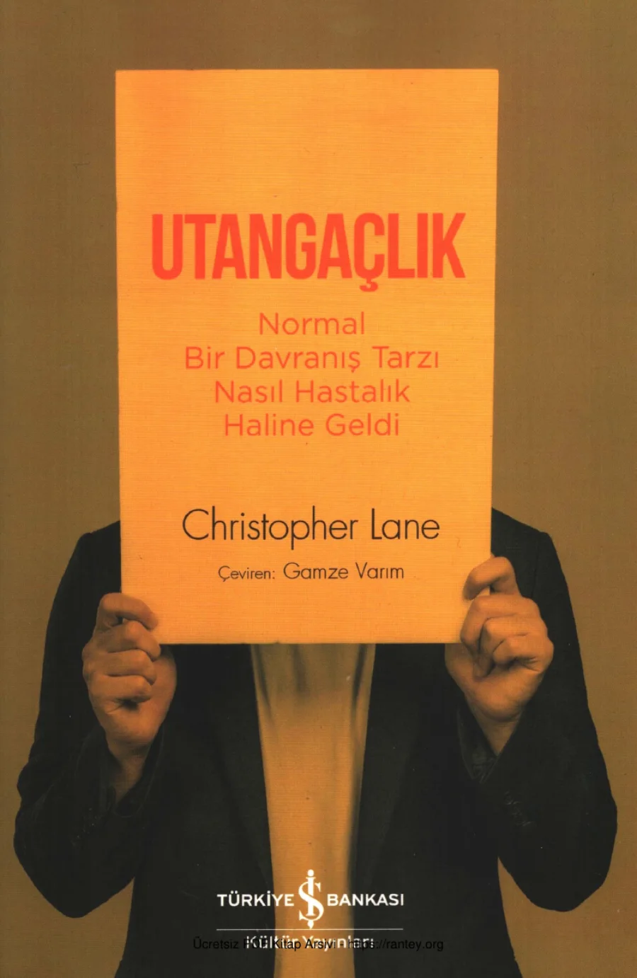 Utangaçlık kapak görseli