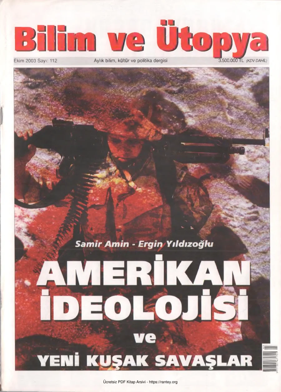 Ütopya Sayı 112 Amerikan İdeolojisi kapak görseli