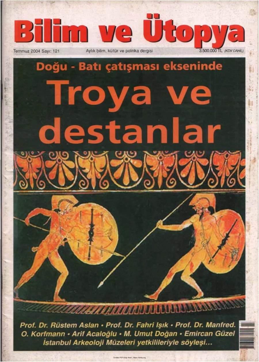 Ütopya Sayı 121 Troya ve Destanlar kapak görseli