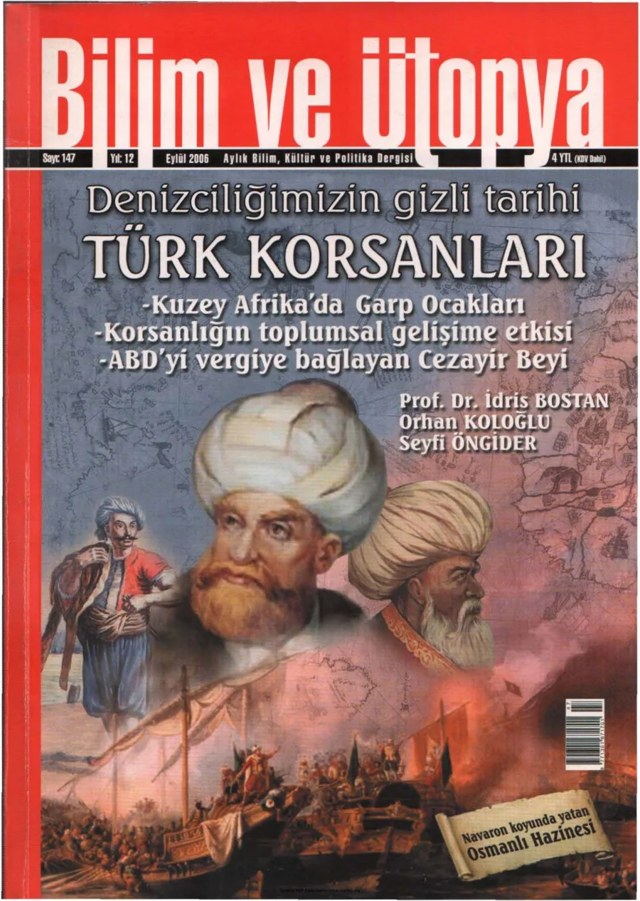 Ütopya Sayı 147 Türk Korsanları kapak görseli