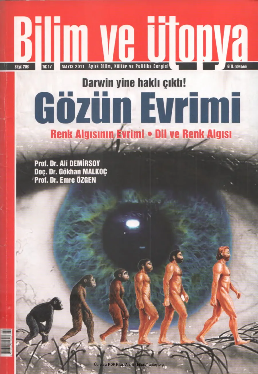 Ütopya Sayı 203 Gözün Evrimi kapak görseli