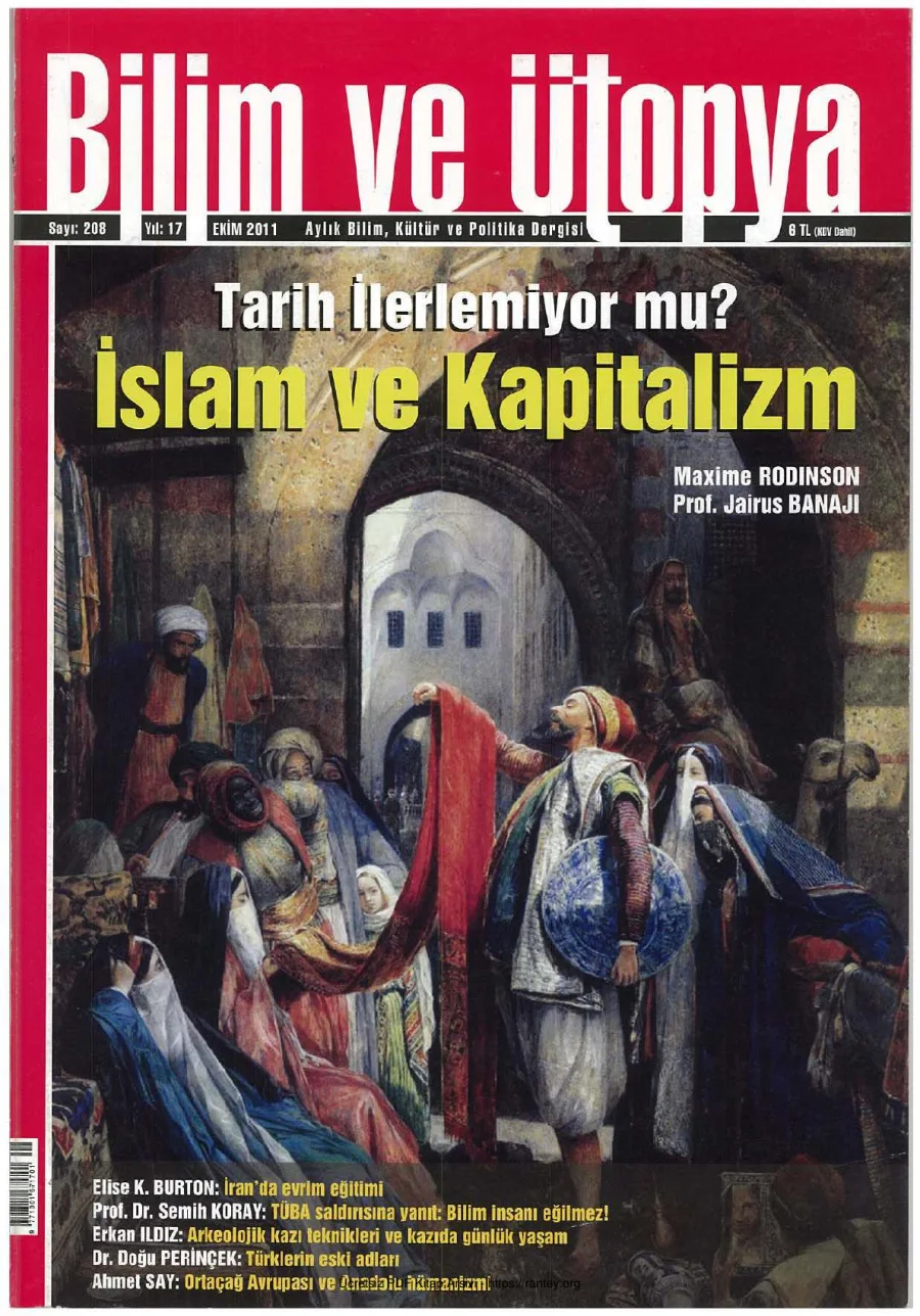 Ütopya Sayı 208 İslam ve Kapitalizm kapak görseli