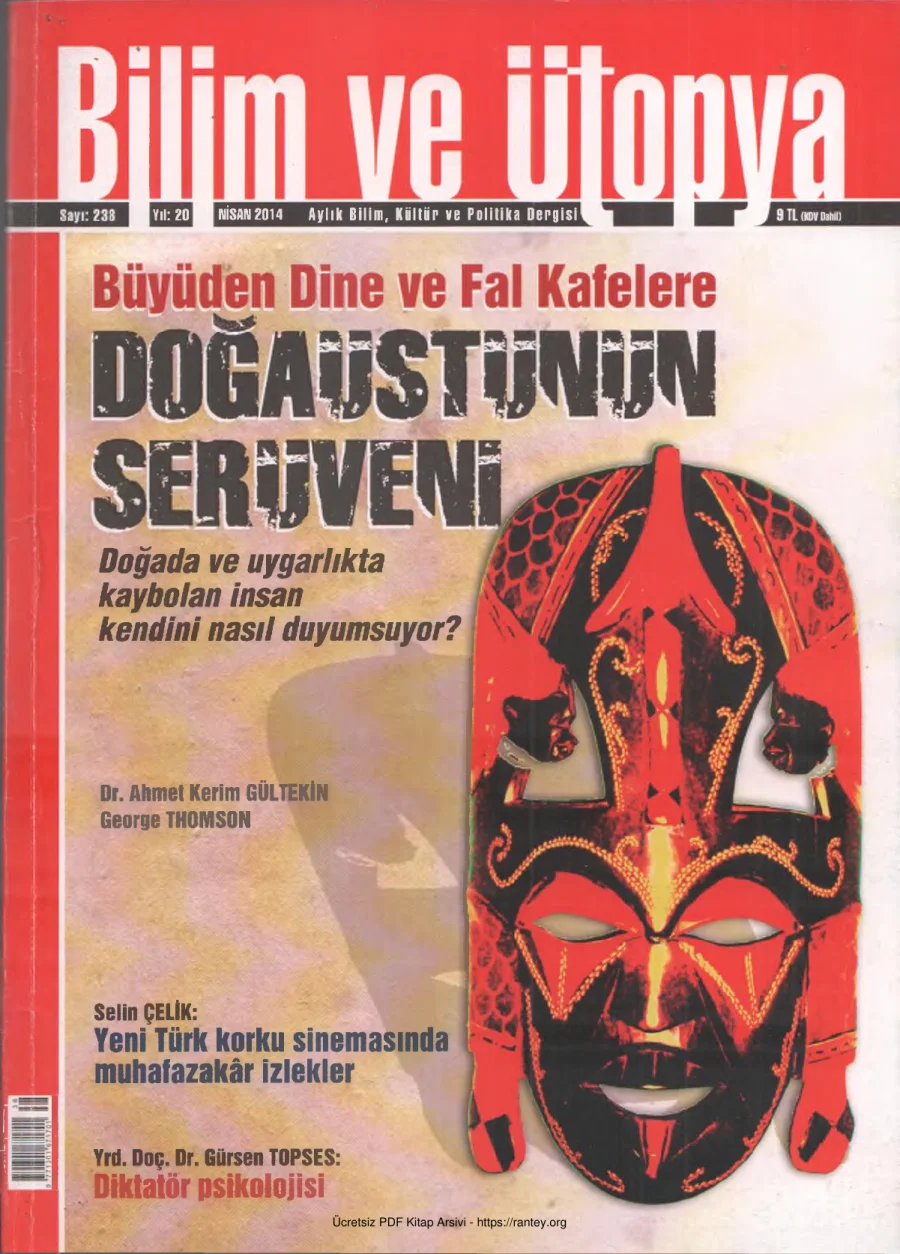 Ütopya Sayı 238 Doğaüstünün Serüveni kapak görseli