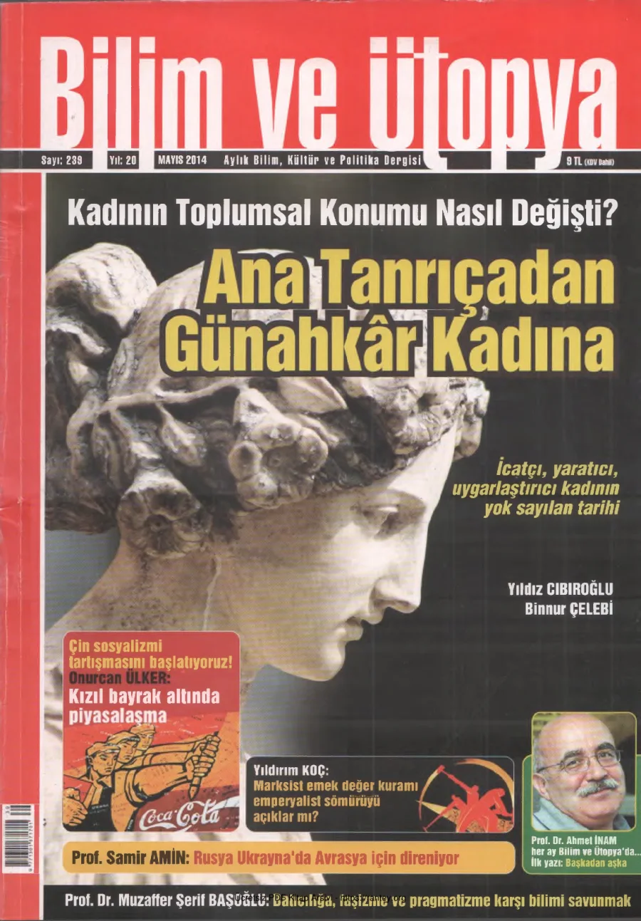 Ütopya Sayı 239 Ana Tanrıçadan Günahkar Kadına kapak görseli