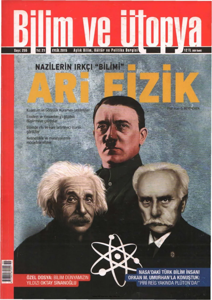 Ütopya Sayı 255 Ari Fizik kapak görseli