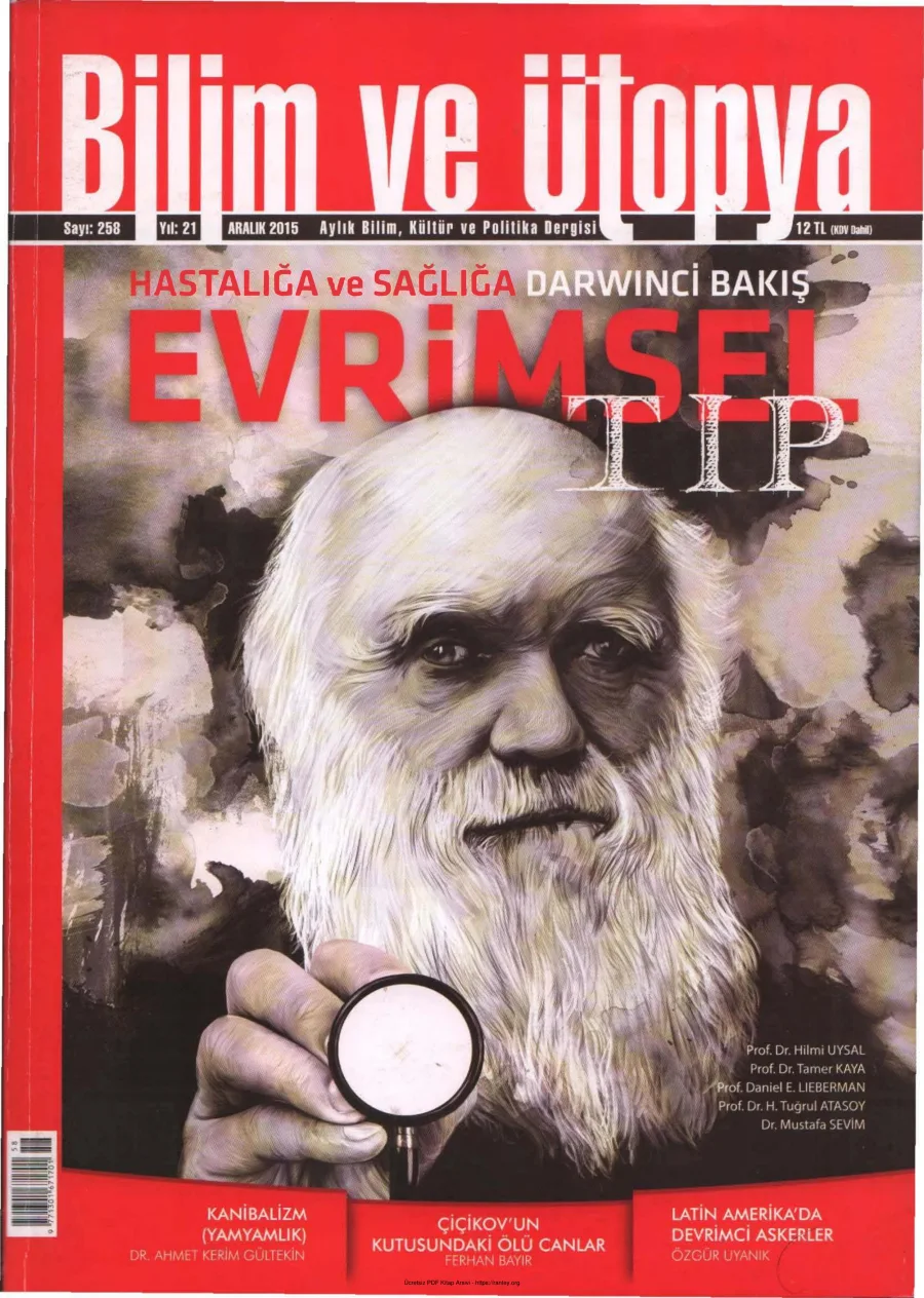 Ütopya Sayı 258 Evrimsel Tıp kapak görseli