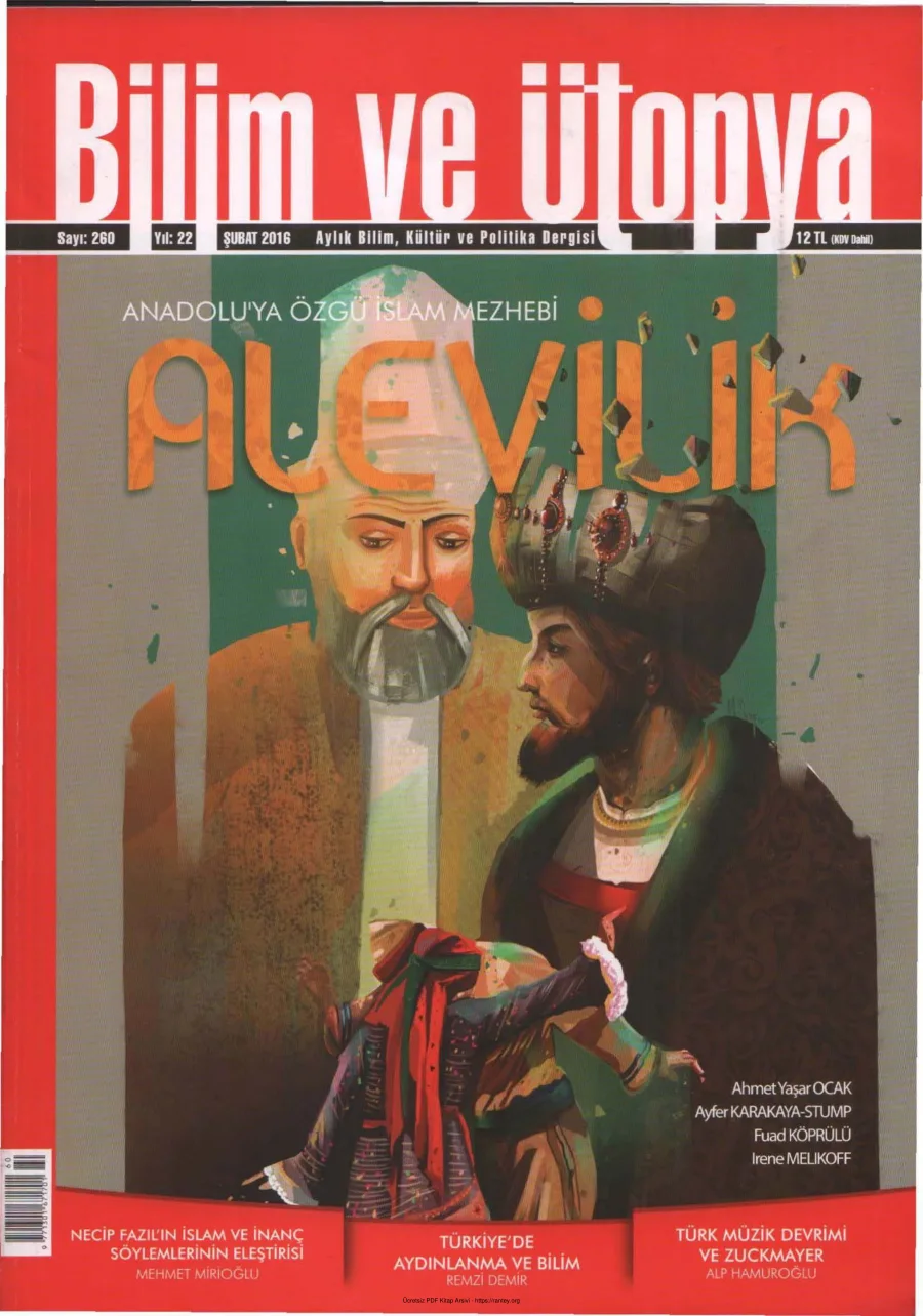 Ütopya Sayı 260 Alevilik kapak görseli