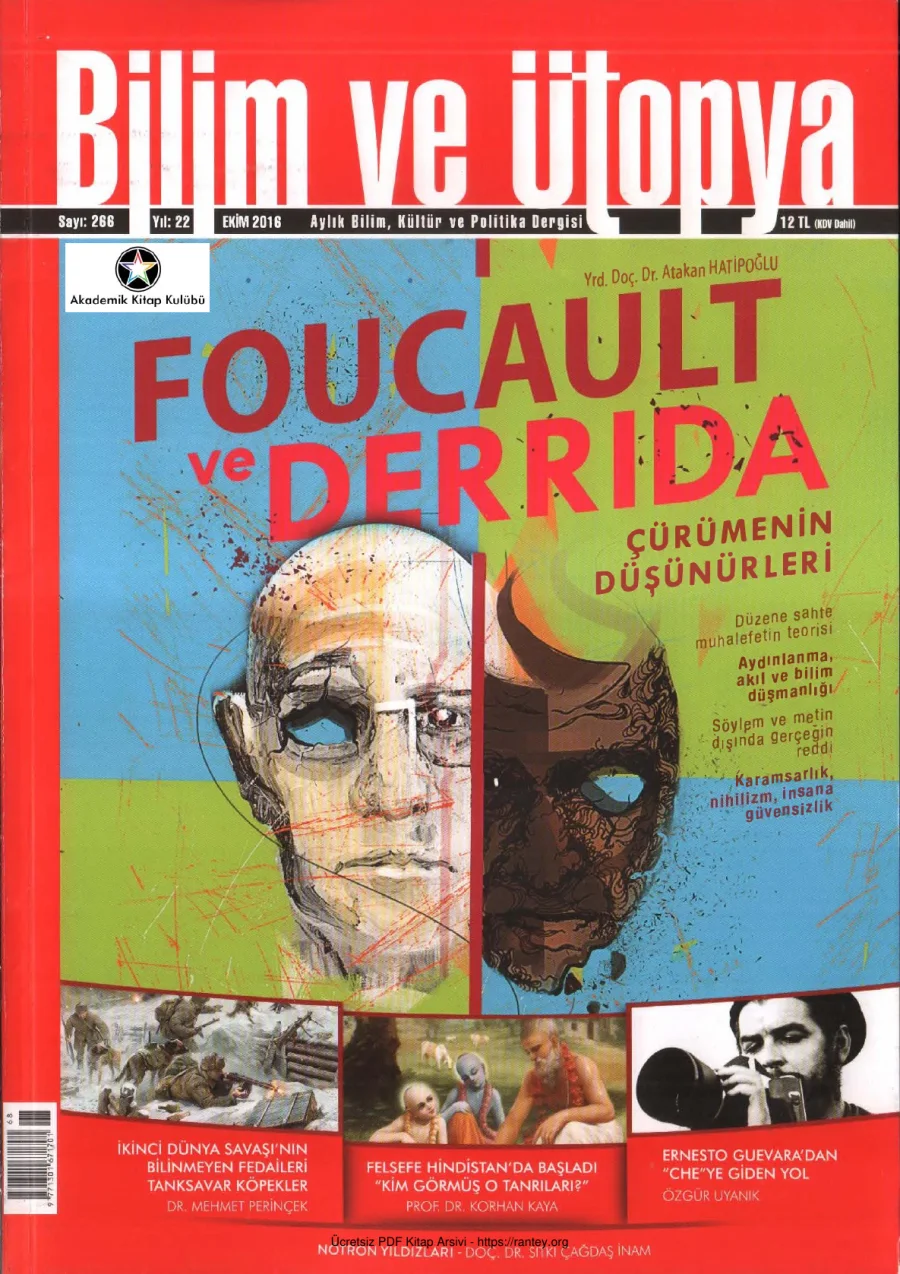 Ütopya Sayı 268 Foucault ve Derrida kapak görseli