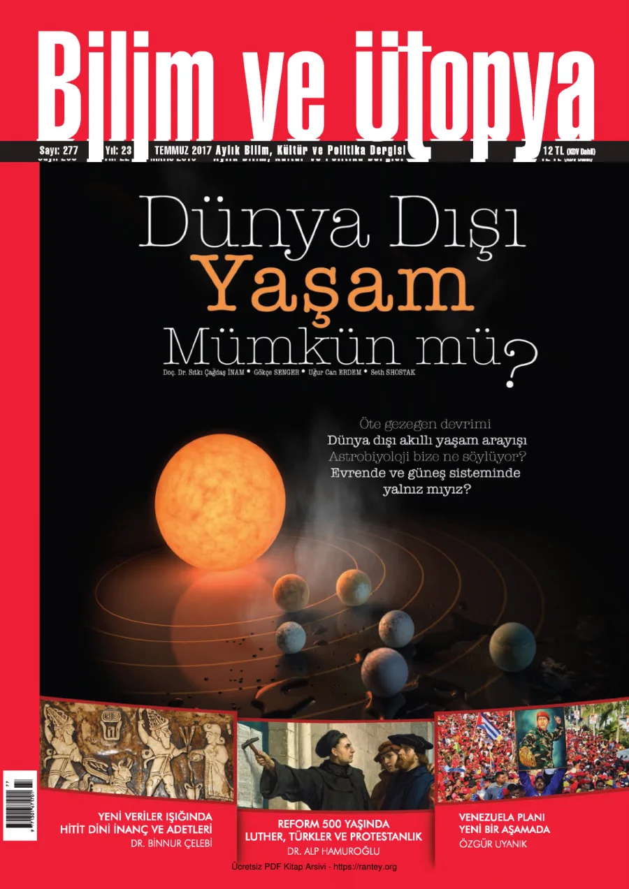 Ütopya Sayı 277 Dünya Dışı Yaşam Mümkün Mü kapak görseli