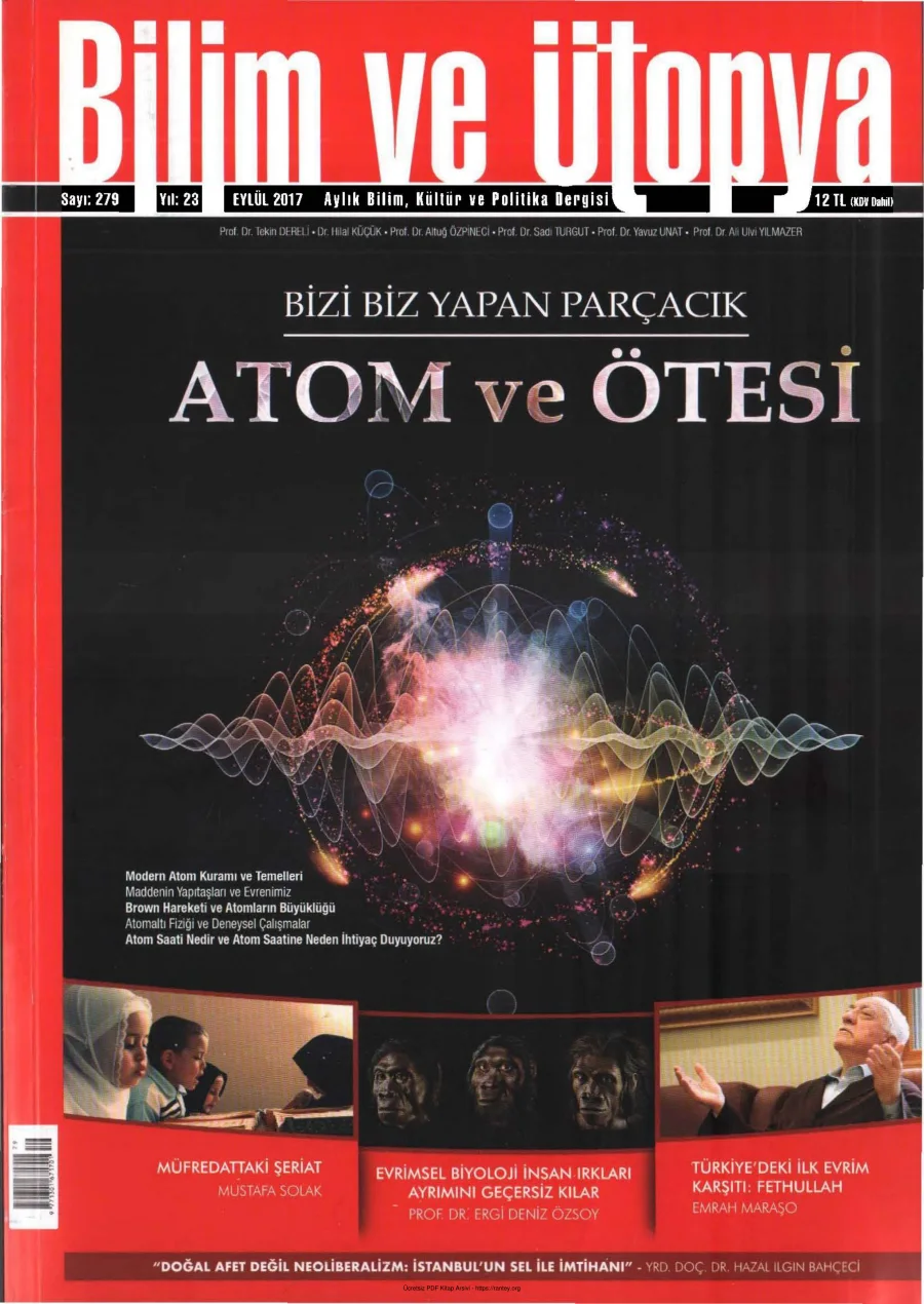 Ütopya Sayı 279 Atom ve Ötesi kapak görseli