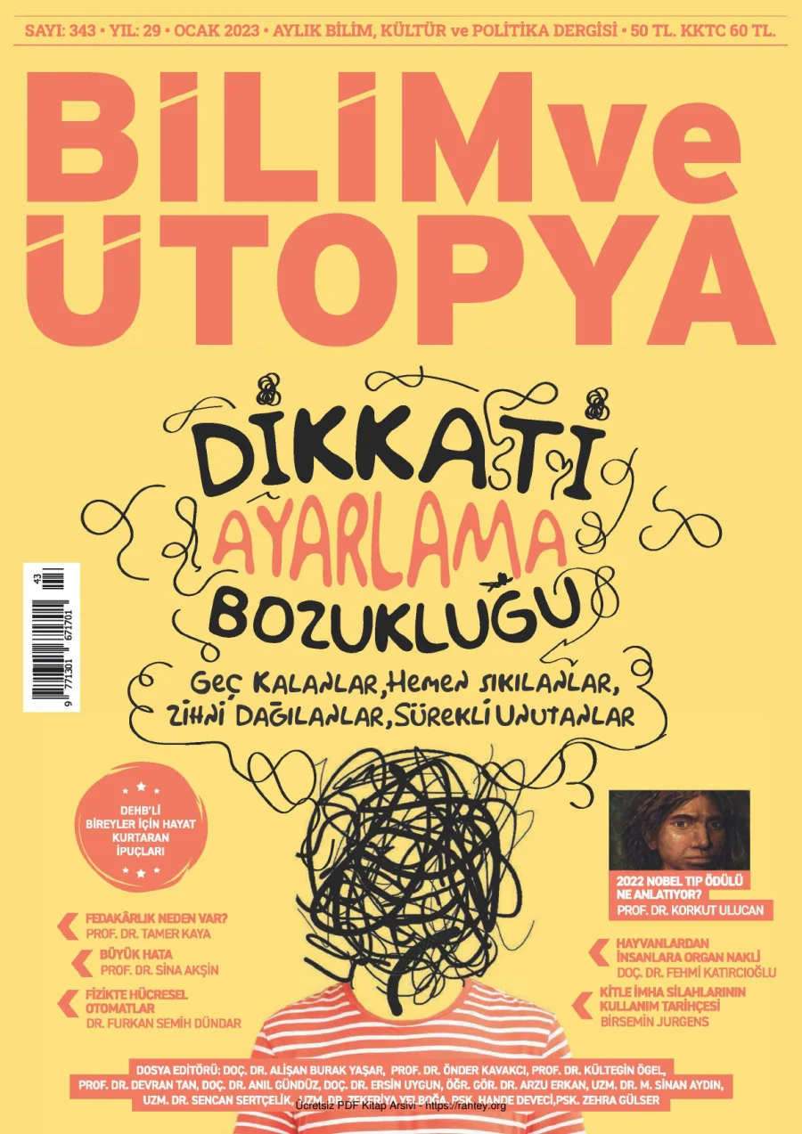 Ütopya Sayı 343 Ocak 2023 kapak görseli