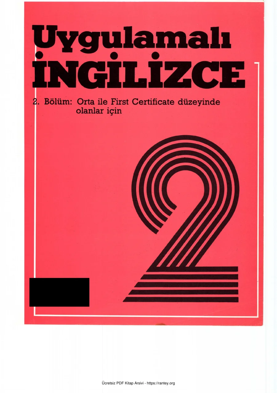 UYGULAMALI INGILIZCE BOLUM 02 APPLIED ENGLISH kapak görseli