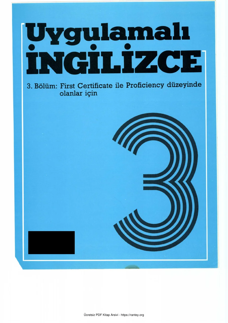 UYGULAMALI INGILIZCE BOLUM 03 APPLIED ENGLISH kapak görseli