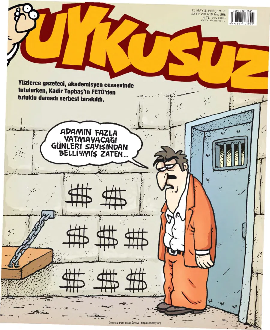 Uykusuz 2017 Sayı 506 kapak görseli