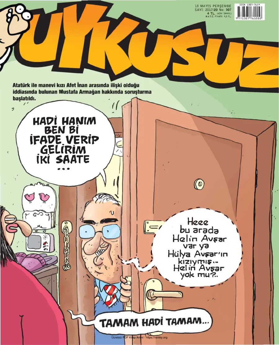 Uykusuz 2017 Sayı 507 kapak görseli