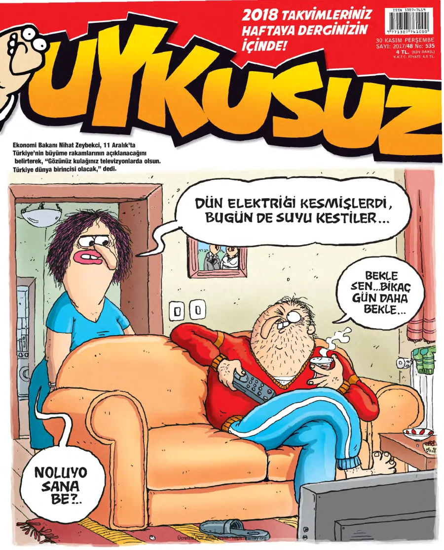 Uykusuz 2017 Sayı 535 kapak görseli