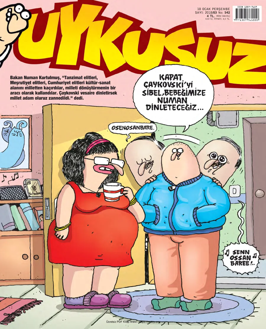 Uykusuz 2018 Sayı 542 kapak görseli