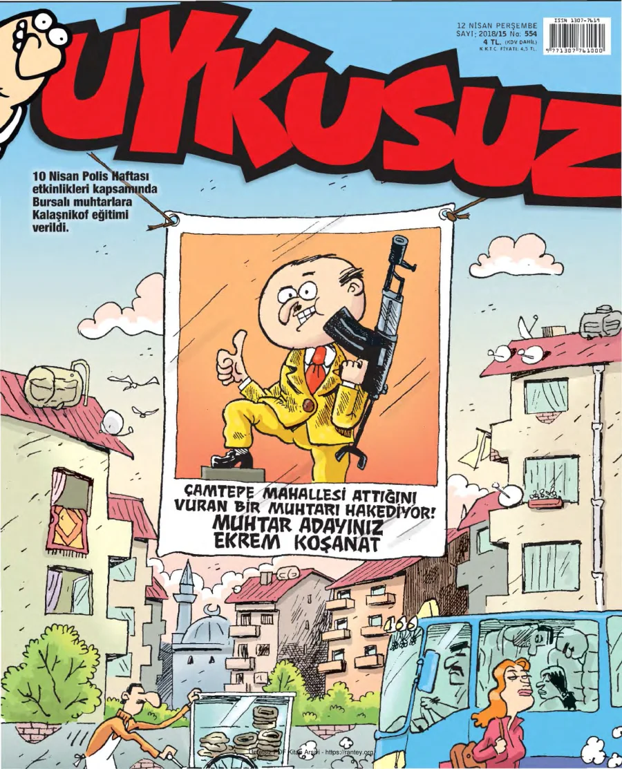 Uykusuz 2018 Sayı 554 kapak görseli