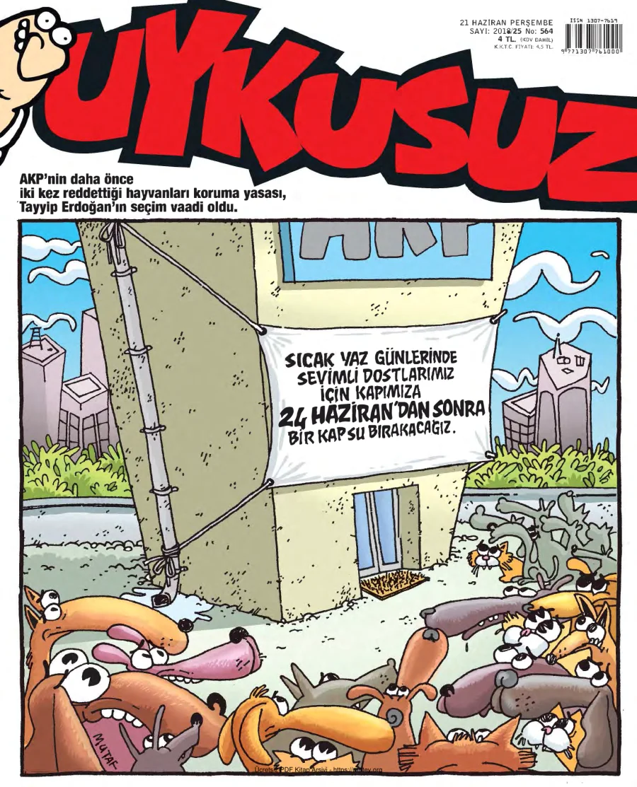 Uykusuz 2018 Sayı 564 kapak görseli