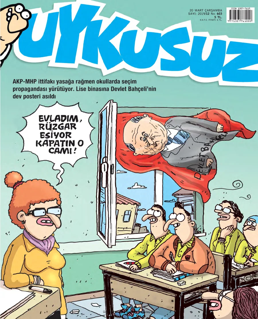 Uykusuz 2019 Sayı 603 kapak görseli