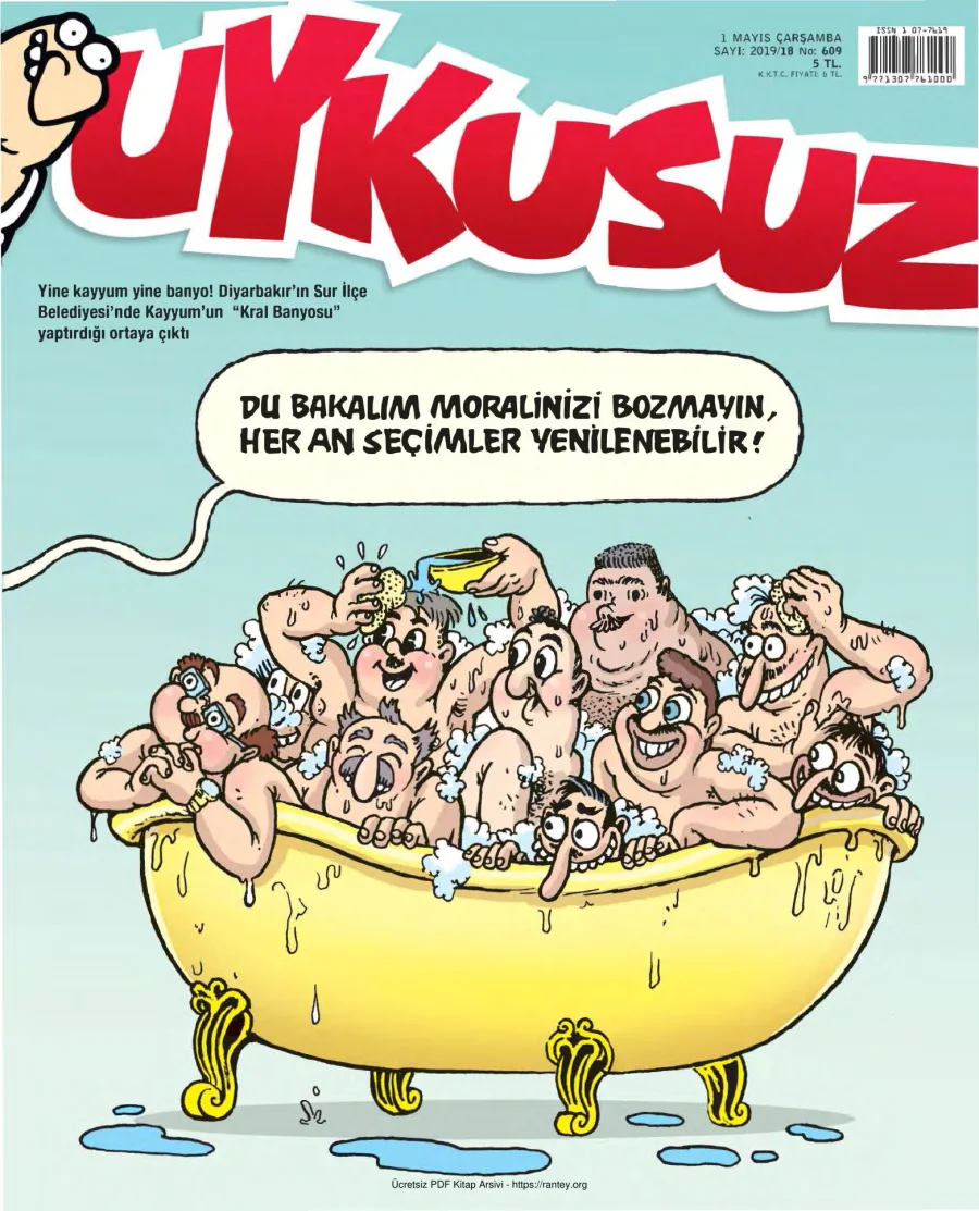 Uykusuz 2019 Sayı 609 kapak görseli