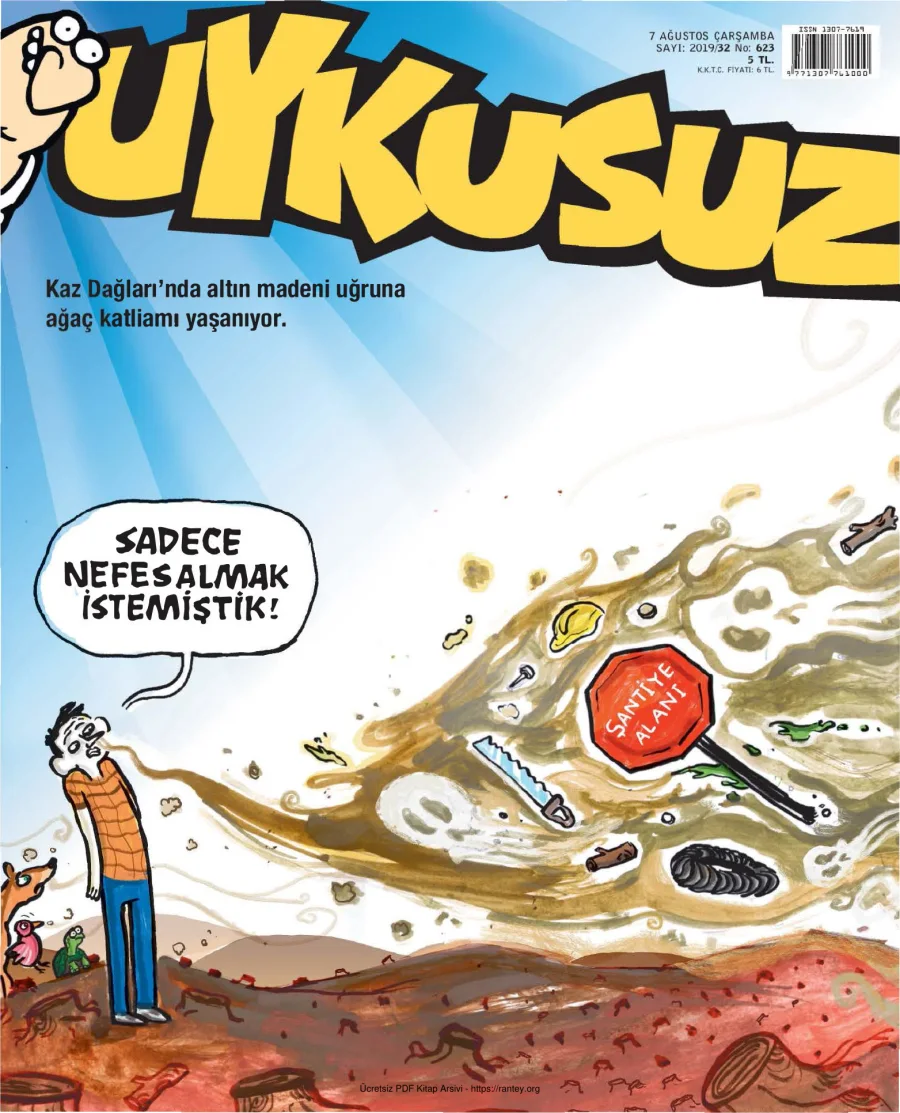 Uykusuz 2019 Sayı 623 kapak görseli
