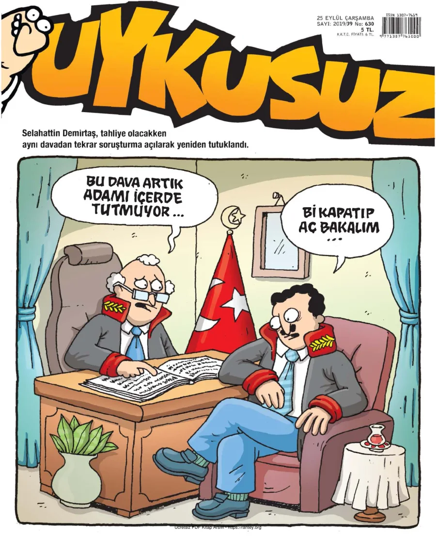 Uykusuz 2019 Sayı 630 kapak görseli