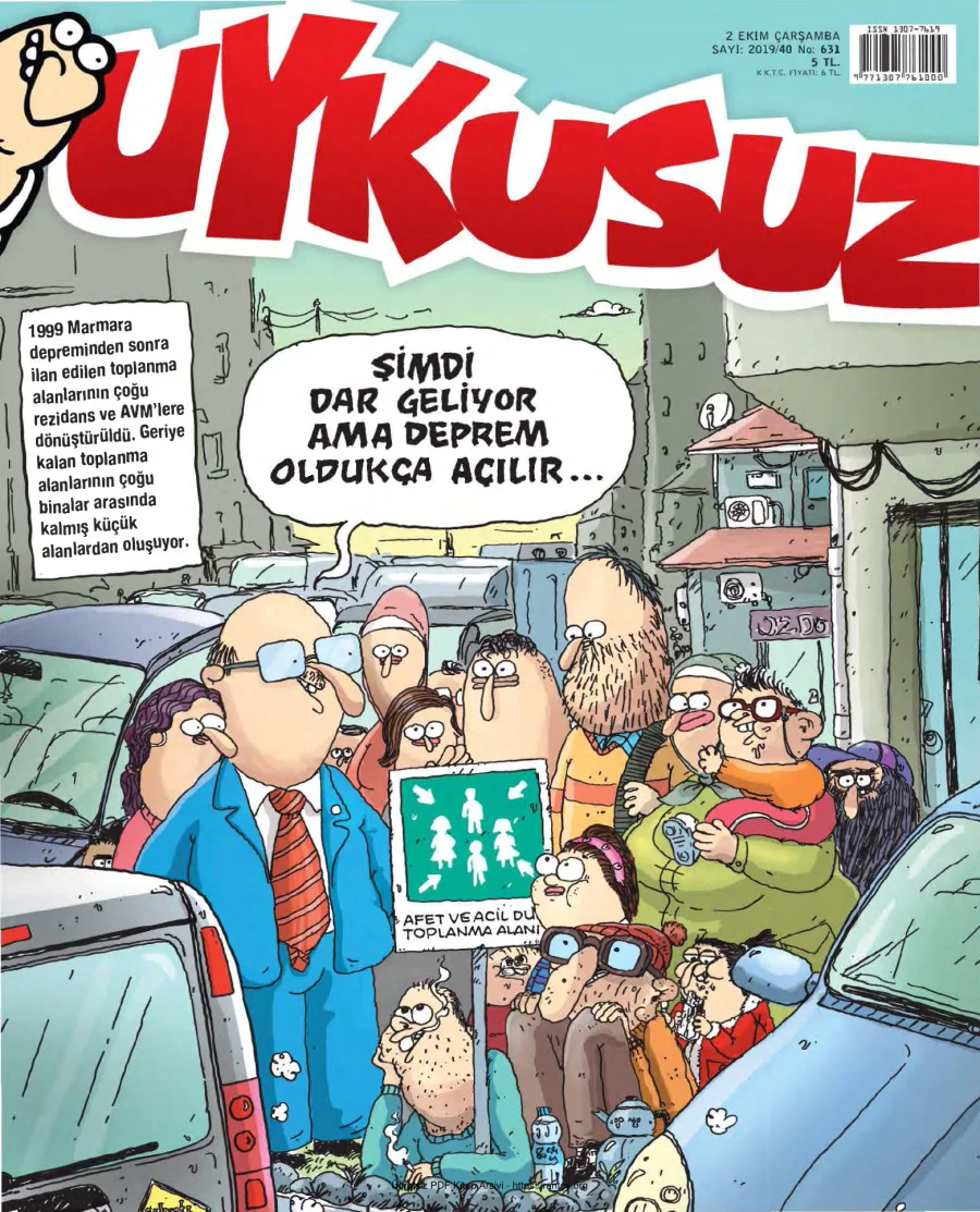 Uykusuz 2019 Sayı 631 kapak görseli