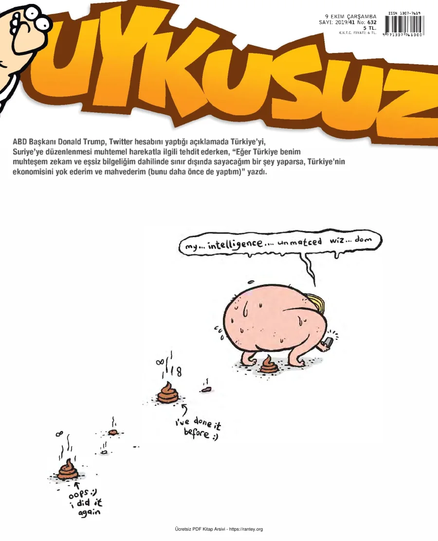 Uykusuz 2019 Sayı 632 kapak görseli