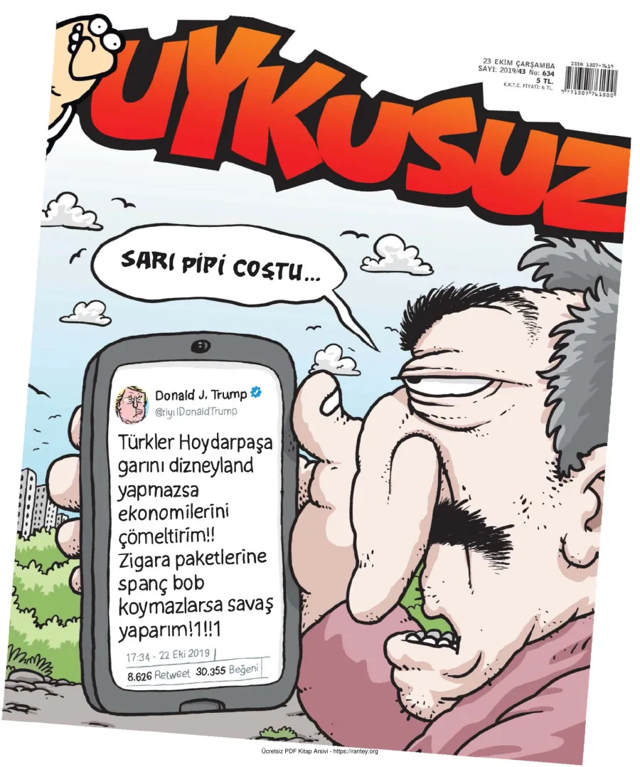 Uykusuz 2019 Sayı 634 kapak görseli
