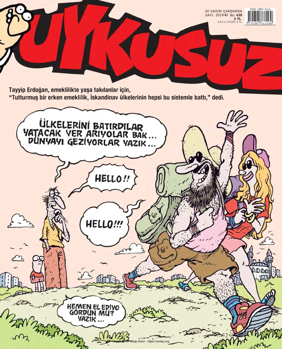 Uykusuz 2019 Sayı 638 kapak görseli