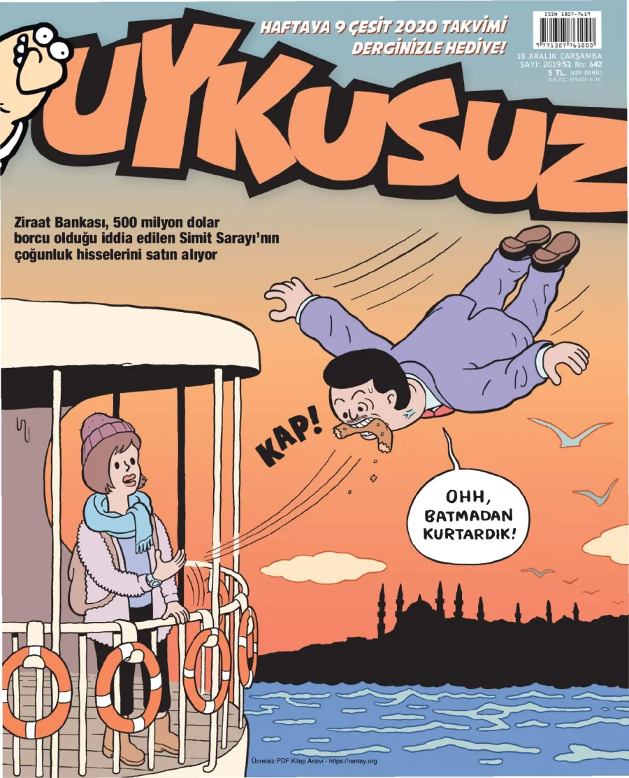 Uykusuz 2019 Sayı 642 kapak görseli
