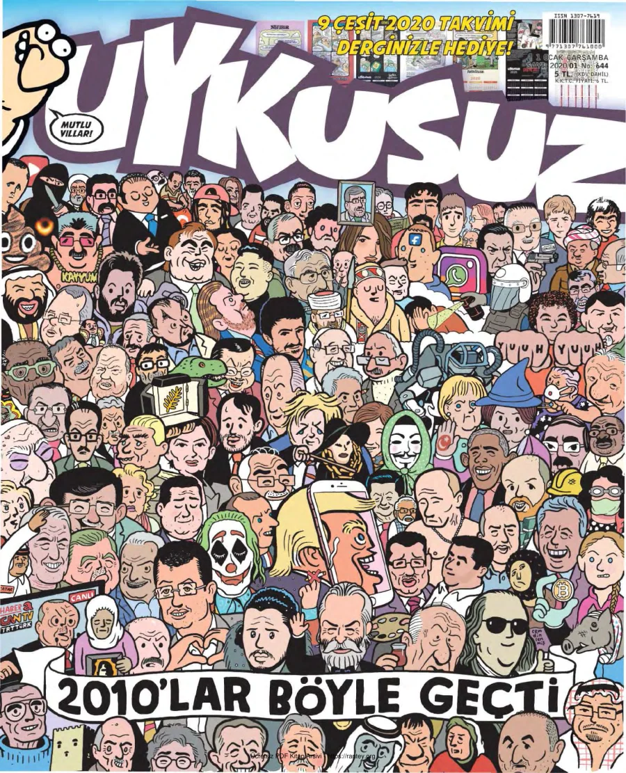Uykusuz 2020 Sayı 644 kapak görseli
