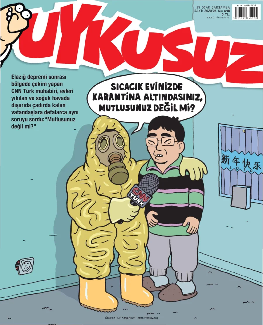 Uykusuz 2020 Sayı 648 kapak görseli