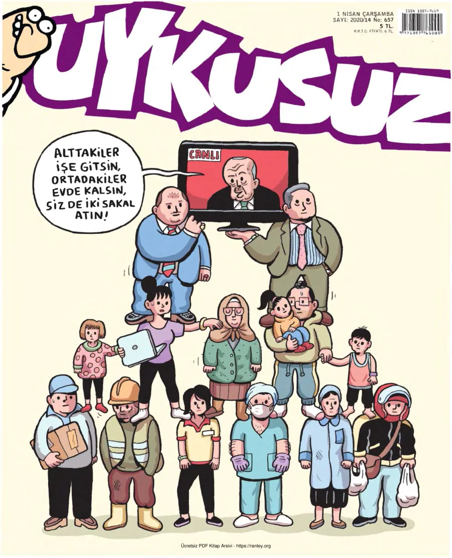 Uykusuz 2020 Sayı 657 kapak görseli