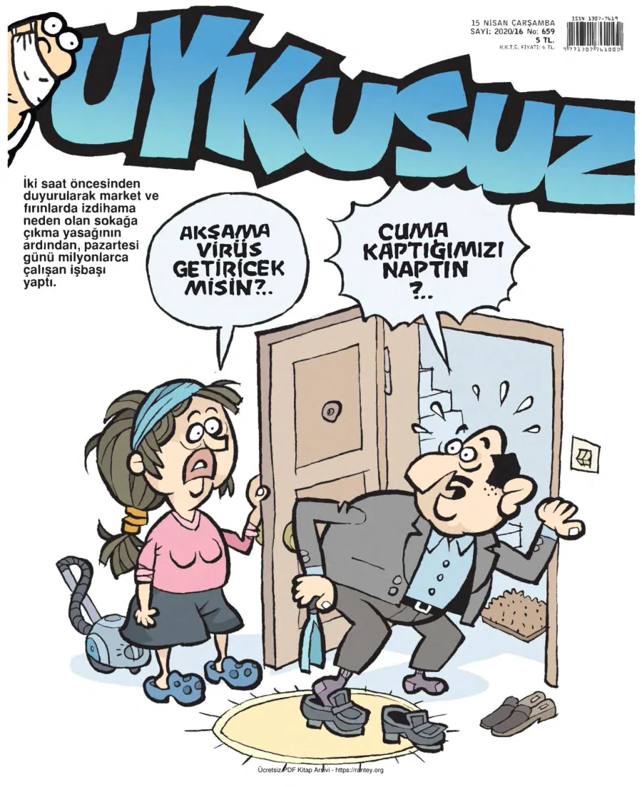 Uykusuz 2020 Sayı 659 kapak görseli