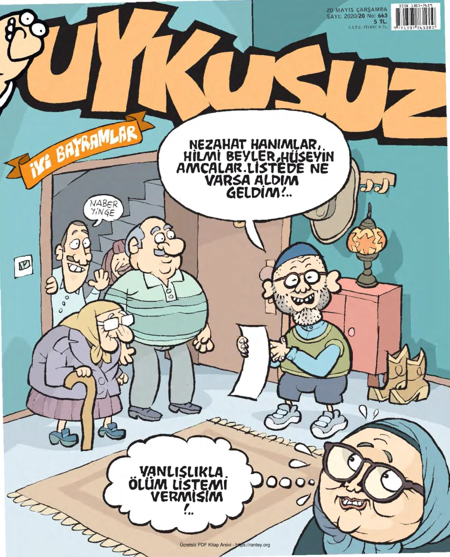 Uykusuz 2020 Sayı 663 kapak görseli