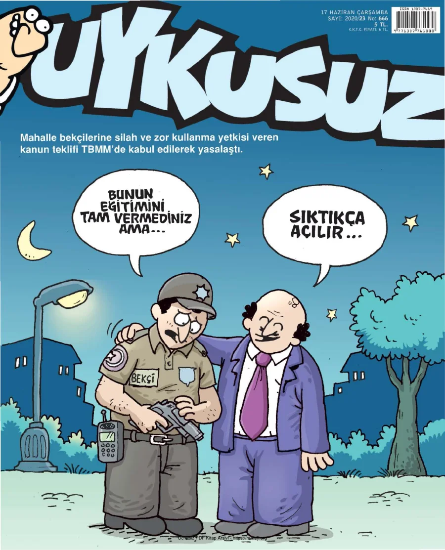 Uykusuz 2020 Sayı 666 kapak görseli