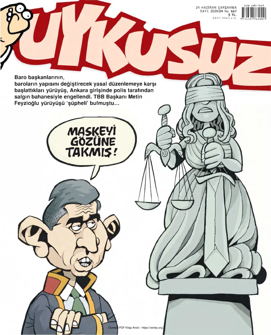 Uykusuz 2020 Sayı 667 kapak görseli